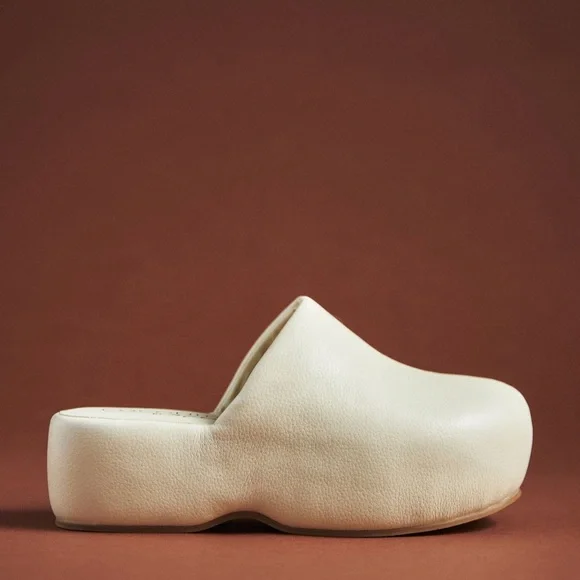 Anthropologie coconut bubble clogs - Picture 2 of 6